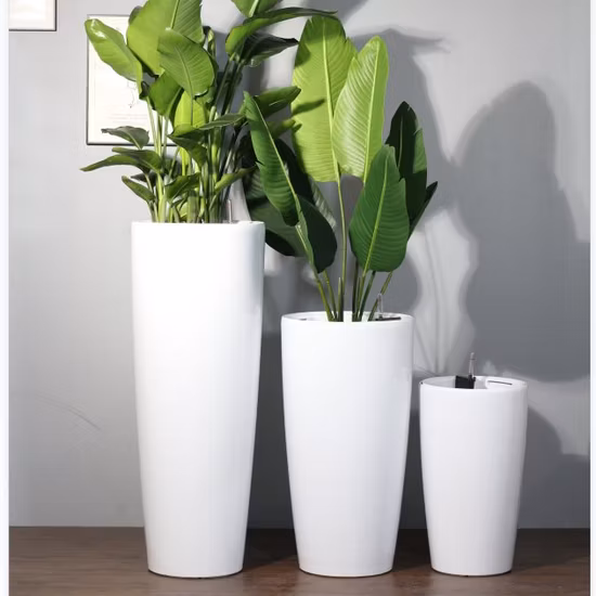 Plastic Plant Pot Self-Watering Planters for Plants, Flowers, Herbs, African Violets, Succulents Bl19663
